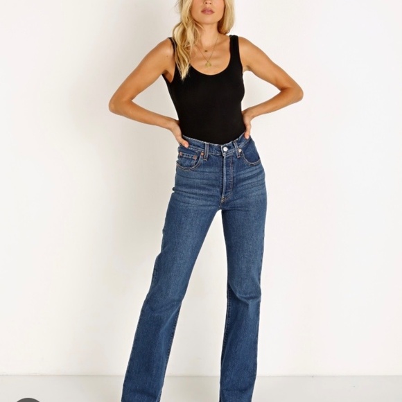Levi’s Ribcage Bootcut Jeans 27x33 - Picture 5 of 5